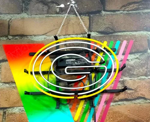 Vista 4 de Queen Sense 14"x10" Green Bay Neon Sign Light Man Cave Bar Pub Cerveza Decoración Lámpara de neón A114GBPL