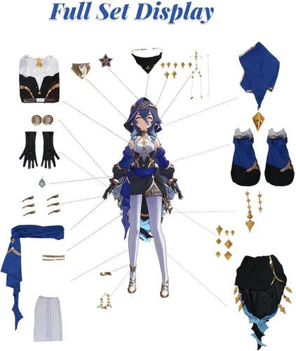 Vista 4 de Nuoqi Venti Cosplay Raiden Shogun Cosplay Yae Miko Cosplay Genshin Impact Cosplay Disfraces