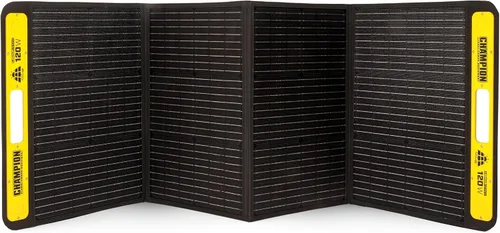 Vista 9 de Champion Power Equipment 201246 Paneles solares plegables portátiles de 120 vatios con cable de extensión y soporte