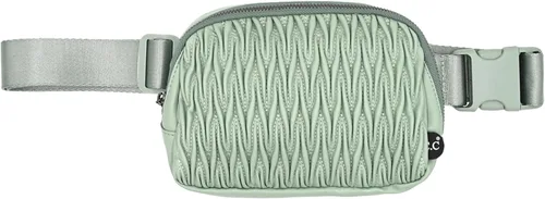 Vista 54 de C.C Bolsa de cintura para mujeres – Riñonera acolchada cruzada para el cuerpo con correa ajustable, idea de regalo de moda, Ajuste regular