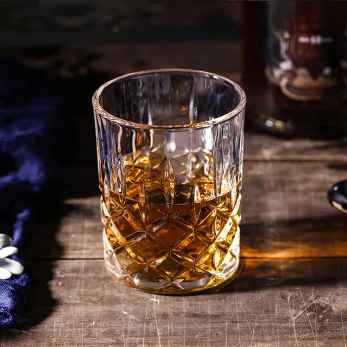 Vista 8 de Old Fashioned - Vasos de cóctel – Juego de 6 vasos de whisky – Vodka Bourbon Scotch Liquor – Juego de vasos de bar de 10 onzas