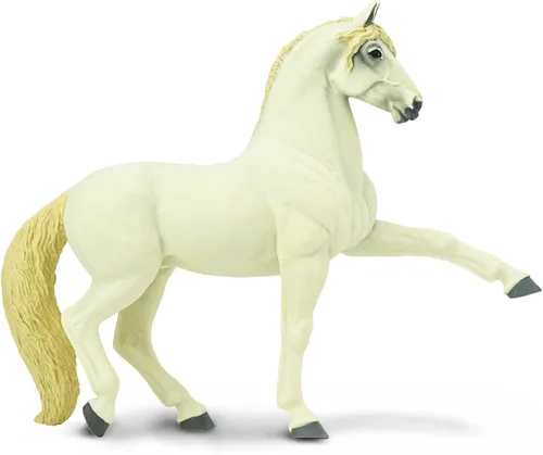 Vista 7 de Safari Ltd. Figurina de Semental Andaluz - Figura Modelo de Plástico Detallada de 4.5" - Juguete de Juego Educativo Divertido para Niños, Niñas
