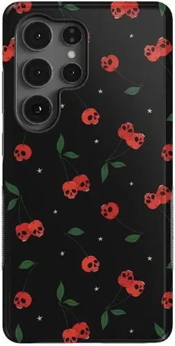 Vista 426 de Casely Funda para Galaxy S9 Postura de cadáver Yoga de esqueleto Diseño protector delgado esencial de doble capa