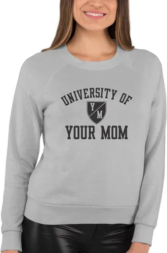 Vista 59 de Go All Out University of Your Mom - Sudadera con cuello redondo para hombre