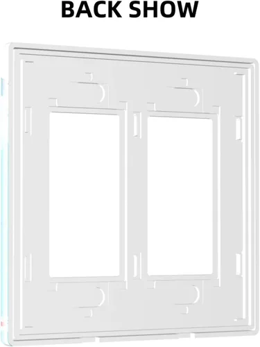 Vista 490 de Placa de Interruptor de Luz Azul de 1 Gang, Placa de Pared Decorativa de Palanca Individual, Cubierta de Placa de Pared de Palanca, Placa Frontal