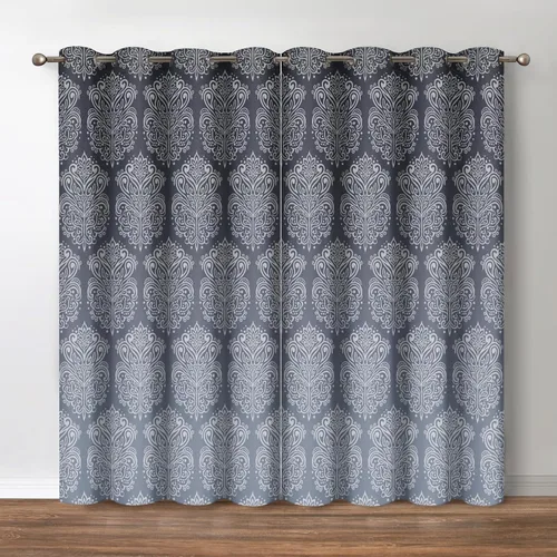 Vista 9 de Aimego Cortinas opacas abstractas con ojales para ventana, para el hogar, dormitorio, sala de estar, 2 paneles (42 x 54 pulgadas)