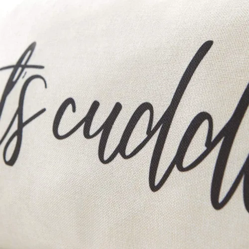 Vista 6 de Fundas de almohada de granja con cita Let's Cuddle de 12 x 20 pulgadas, decoración rústica de granja, fundas de almohada lumbar con texto en inglés