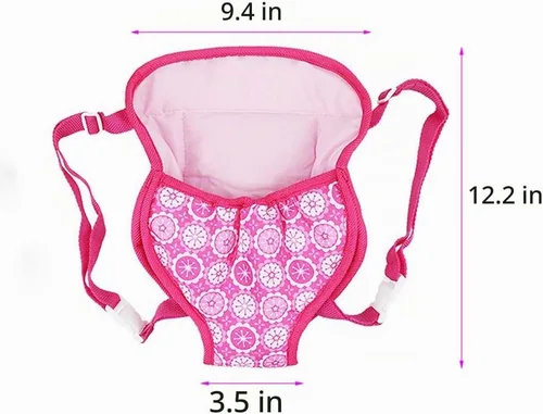 Vista 2 de ONEST - Bolsa de transporte para muñecas americanas, de 15 a 18 pulgadas