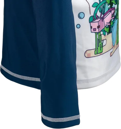 Vista 5 de Minecraft Camiseta de natación de manga larga raglán para cosplay