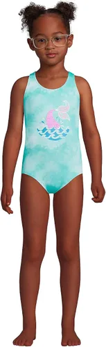 Vista 2 de Lands' End Girls Plus - Gráfico de lentejuelas UPF 50 sin tirones de una pieza