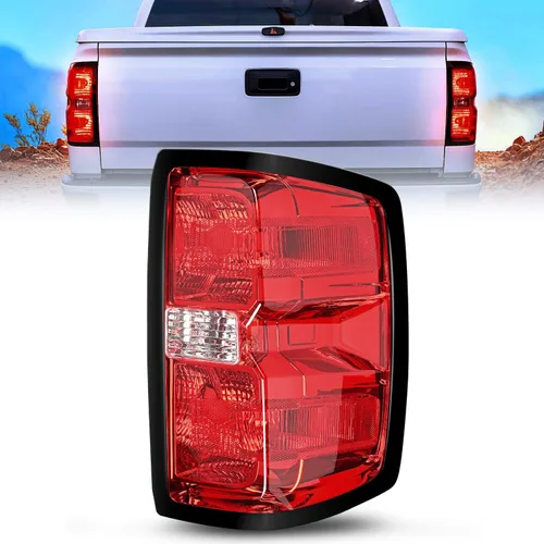 Vista 11 de Ensamble de luz trasera Nilight Compatible con Chevy Silverado 1500 2014 2015 2016 2017 2018 2019, 2500 HD 3500 HD, GMC Sierra 3500HD 2015-2019, Par
