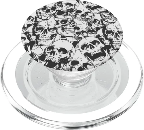 Vista 8 de PopGrip intercambiable de calavera