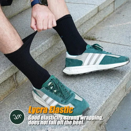Vista 6 de Calcetines de pantorrilla para correr, calcetines de cinco dedos, Cool-Max Moisture