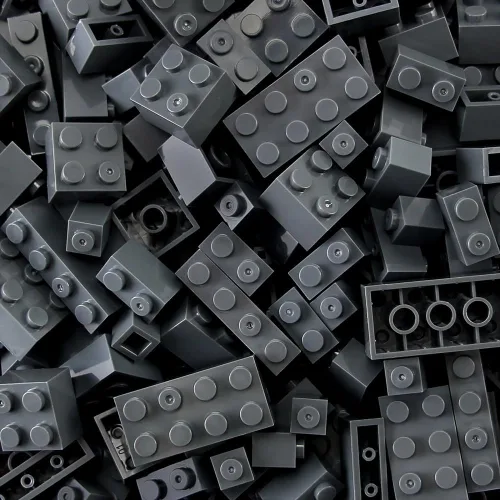 Vista 5 de Juego de 260 piezas de ladrillos a granel de ladrillos de construcción creativos básicos, piezas de accesorios de juguete, compatibles