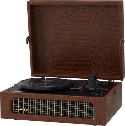 Vista 29 de Crosley CR8017B-DU Voyager Tocadiscos, Dune Duna