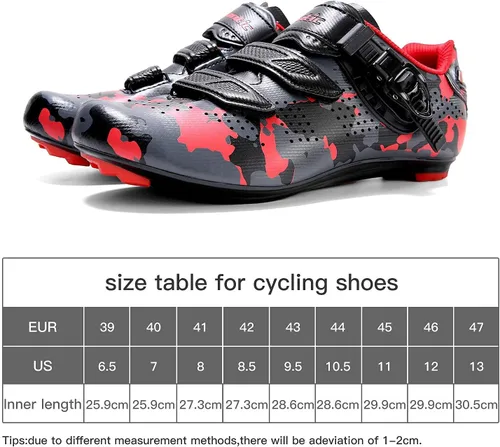 Vista 5 de Santic Zapatos de ciclismo unisex para interiores, zapatos de bicicleta de carretera, zapatos de equitación para hombres y mujeres