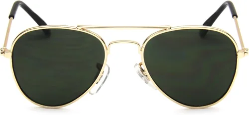 Vista 2 de Baby Boy Girl Classic Aviator Style Retro Metal Sunglasses