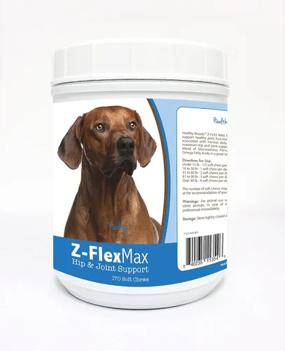 Vista 20 de Healthy Breeds Afghan Hound Z-Flex Max - Masticables suaves para cadera y articulaciones, 100