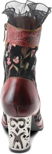 Vista 5 de Spring Steps LArtiste Gaga - Botas de media pantorrilla para mujer - Botas de mujer con cierre de cremallera lateral - Cómodas botas occidentales
