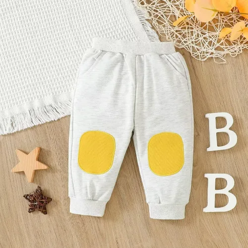 Vista 14 de Ropa para bebé niño pequeño, conjuntos de otoño e invierno, sudadera de manga larga con oso y pantalones, conjunto de 6 meses a 2 años