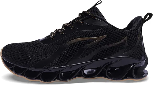 Vista 4 de APRILSPRING Mens Walking Shoes Fashion Running Sports Non Slip Sneakers