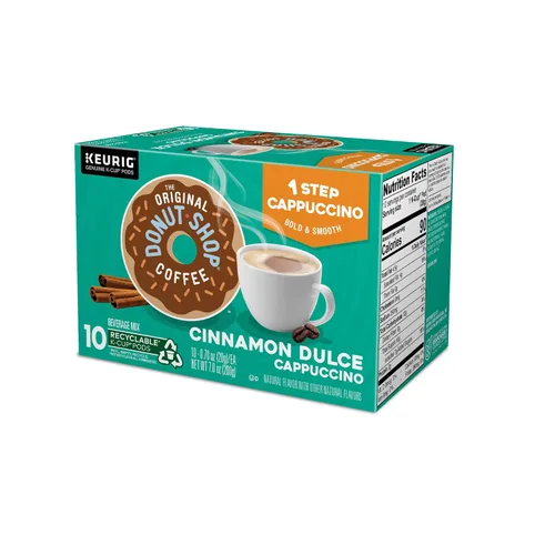 Vista 11 de The Original Donut Shop - Cápsulas de One-Step Cinnamon Dulce Cappuccino para K-Cup, 60