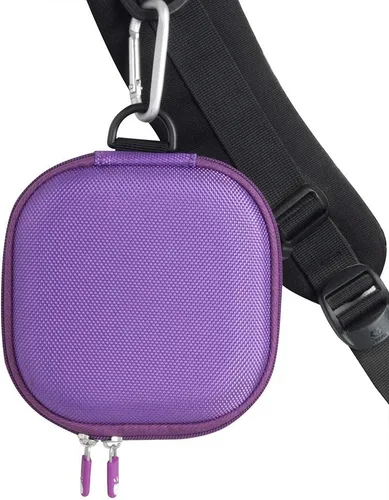 Vista 6 de Hermitshell Estuche de viaje duro de EVA para sistema de juego de aprendizaje manual Leapfrog Rockit Twist (morado)