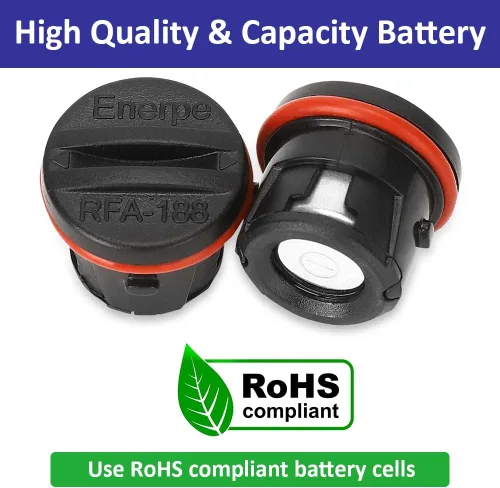 Vista 2 de RFA-188 - Batería de repuesto de alta capacidad compatible con collares PetSafe, paquete de 4