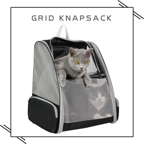 Vista 8 de Texsens - Mochila para transporte de mascotas, con un innovador sistema de burbuja, ideal como transportín para gatos y perros (negro)