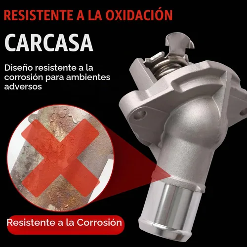 Vista 5 de MITZONE Conjunto de carcasa de termostato de refrigerante de motor de aluminio compatible con Chevy Cruze 2016-2019 Equinox 2018-2025 Buick Encore