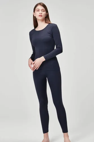 Vista 4 de DEVOPS Conjunto de ropa interior térmica para mujer