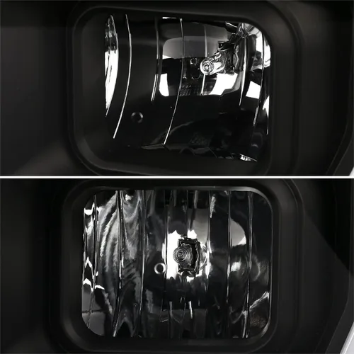 Vista 8 de SPEC-D TUNING Faros Proyectores Negros con Barra LED Compatibles con Ford F-250, F-350, F-450, F-550 Super Duty 2008-2010, Juego de Faros Izquierdo
