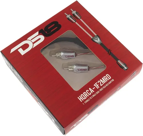 Vista 7 de Conector RCA Y 1 hembra a 2 machos - 100% cobre OFC - Negro y rojo - Nivel 3 por HQRCA-1F2M