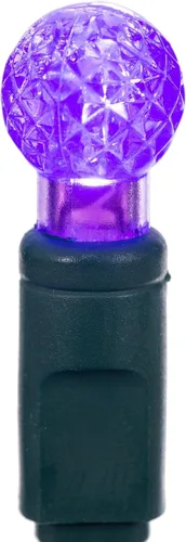 Vista 3 de Vickerman Juego de luces LED G12 de 50 luces, color morado
