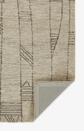 Vista 4 de Momeni Alfombra de lana Teppe Natural, 2'3" X 8' Runner