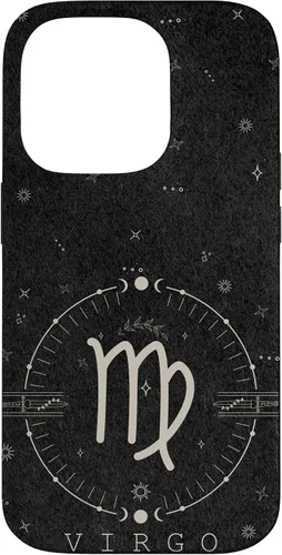 Vista 17 de Aesthetic Virgo Zodiac Sign Astrological Stars Celestial Case for iPhone 17