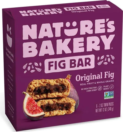 Vista 5 de Natures Bakery - Barra de higos de trigo integral de frambuesa, caja de 6 unidades (paquete de 4)