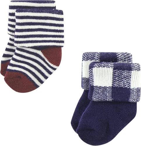 Vista 6 de Hudson Baby - Calcetines de algodón para recién nacidos y Terry para bebé niña
