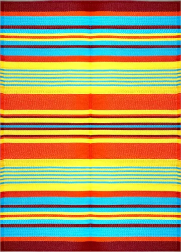 Vista 14 de Alfombras de patio al aire libre 6 x 9 pies (183 cm x 274 cm), multicolor 20270