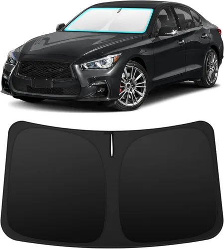 Vista 196 de INSAUTO Accesorios para parasol de parabrisas de ajuste personalizado para Acura RDX 2019-2026, parasol plegable para ventana delantera, reflector