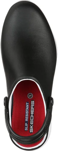 Vista 5 de Skechers Work Amreli Zuecos suaves para mujer puntera antideslizante