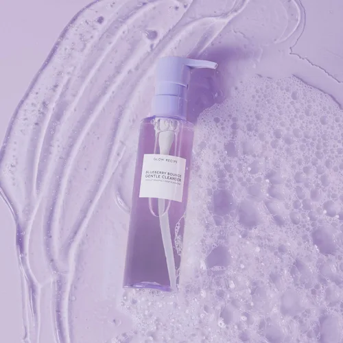 Vista 9 de Glow Recipe Blueberry Bounce - Jabón facial exfoliante de tamaño para viajar, limpiador facial espumante, desmaquillante y mascarilla clarificadora