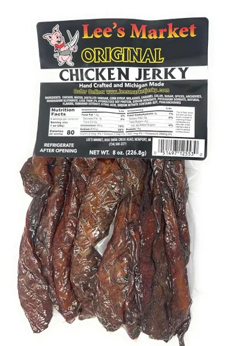 Vista 8 de Lee's Market Carne seca de pollo a la parrilla con piña, suave y tierna, saludable y baja en carbohidratos, sin gluten, apta para dieta paleo