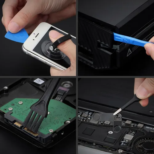Vista 6 de STREBITO Juego de destornilladores de precisión pequeños de 64 piezas con Torx, Triwing, Pentalobe, kit de herramientas de reparación electrónica