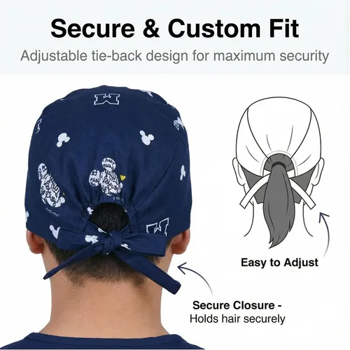 Vista 4 de Cute Printed Working Cap for WomenMen