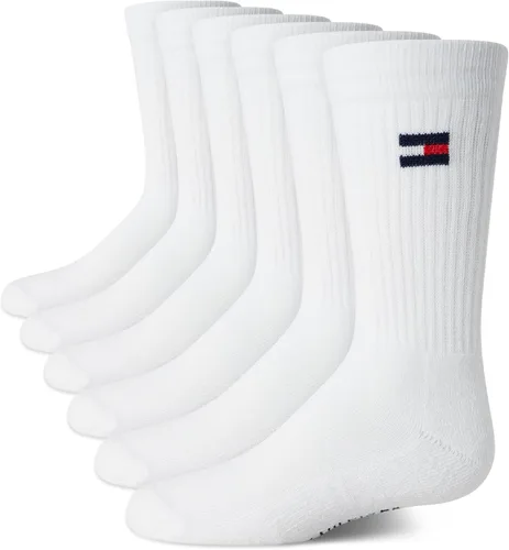 Vista 12 de Tommy Hilfiger Calcetines deportivos unisex para niños, calcetines acolchados (6 unidades)