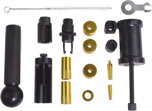 Vista 4 de Kit de extracción de inyector de motor, herramientas de instalación de garaje para reparación de automóviles, compatibles con Audi SKODA