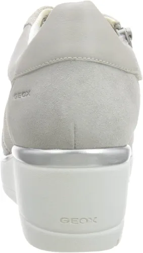 Vista 3 de Geox D Ilde A - Tenis de gamuza para mujer, gris, 8