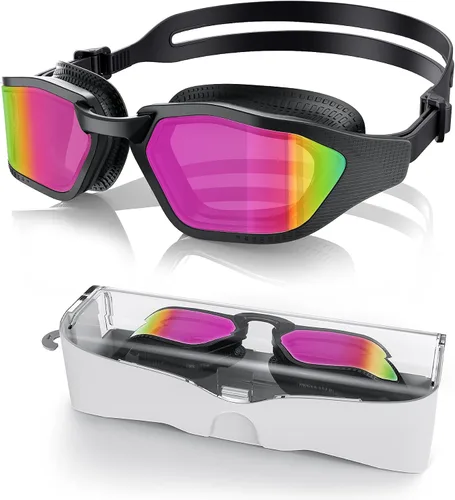 Vista 16 de Greatever Swim Goggles Adult Anti Fog&UV No Leak Wide View Swimming Goggles