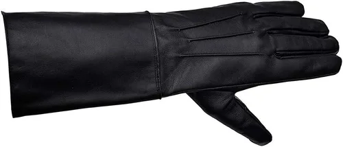 Vista 2 de Guantes medievales de piel para cosplay